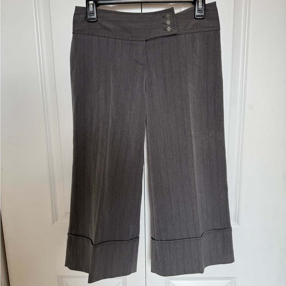 No Boundaries Charcoal Wide-Leg Pants